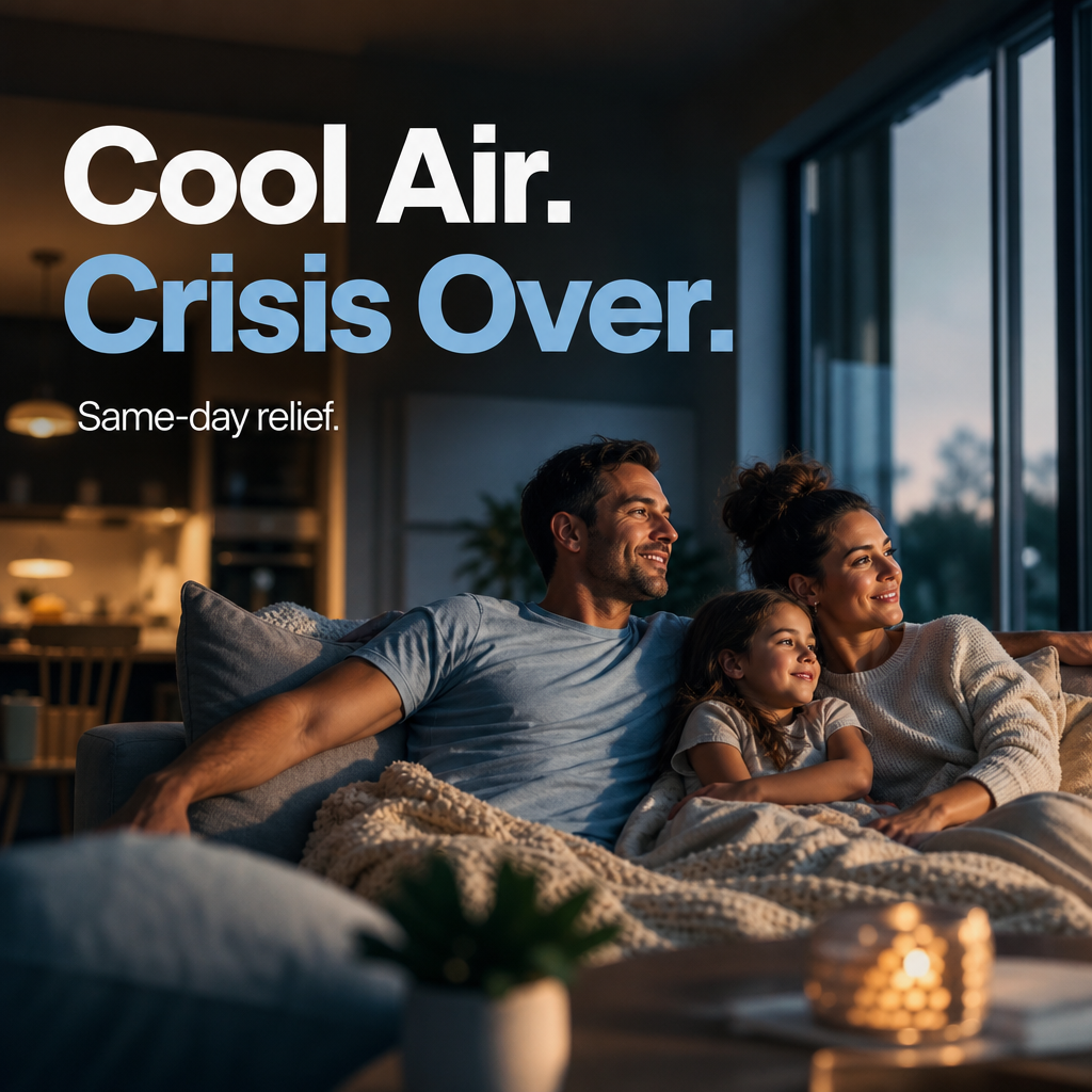 Same-day AC repair. No overtime fees.