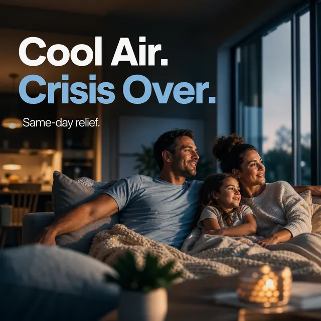 Same-day AC repair. No overtime fees.